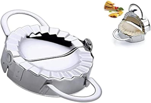 New Stainless Steel Ravioli mould Dumpling Maker Wrapper Pierogie Pie Crimper Pastry Dough Press Cutter Kitchen Gadgets (M 4inch)...