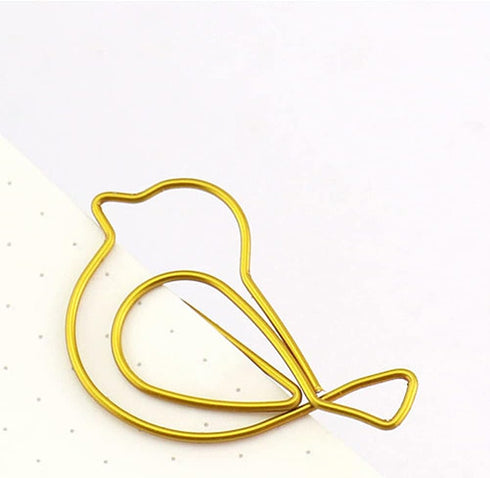 30Pcs Cute Bird Paper Clip JruiZhp Creative Decoration - Suitable for Home, School, and Office Use - Stationery Paper Clip and Binder (Design A)...