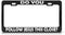 Speedy Pros Do You Follow Jesus This Close? Black Metal License Plate Frame Tag Holder...
