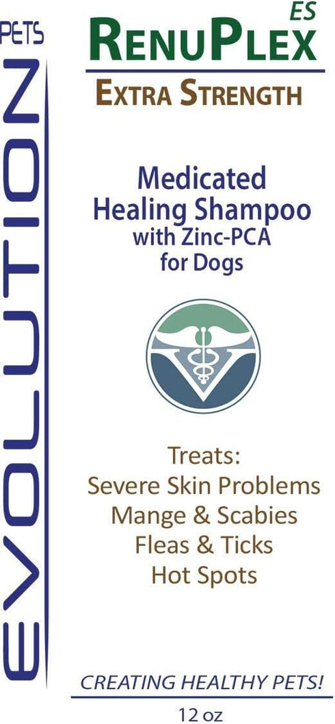 Medicated Dog Mange Shampoo. Extra Strength Mange Shampoo for Dogs Eliminates Mange, Scabies & Severe Skin Problems. All Natural Dog Shampoo. Unco...