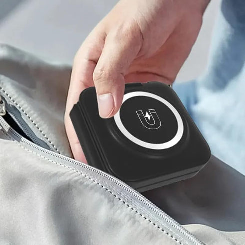 Portable Wireless Charger 15W Fast Charging Wireless 3 in 1 Magnetic Charging Wireless Charger Stand - Pocket Carry...