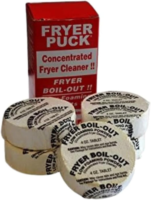 Fryer Puck 401304001 4oz Deep Fryer Cleaner Tablets (5 Tabs/Box)...