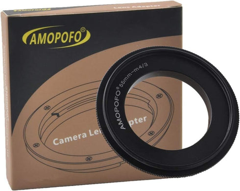 55mm Filter Thread Macro Reverse Mount Adapter Ring,for M4/3 Camera GX7 GF6 GH3 G5 GF5 GX1 GF3 G3 OM-D E-M1 E-M5 E-PL6 E-P5 DSLR Cameras...