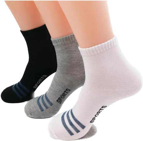 LOTUS Women Quarter Crew Cotton Heel Athletic Running Cushion Breathable Moisture Control Mesh Ventilating Comfort Fit Everyday Socks (3 Pairs)...