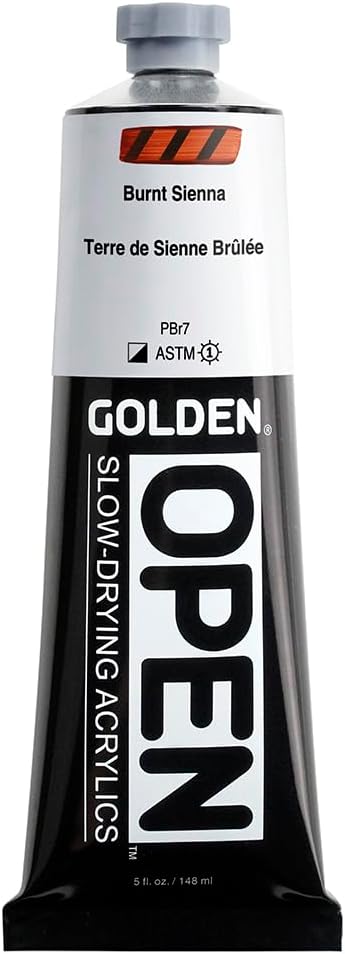 Golden Open 5 Ounce Color Paint Color: Burnt Sienna...
