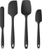 High Heat Resistant Silicone Spatulas: U-Taste 480ºF Hot Proof Food Grade Flexible Silicon Baking Scraper, Food Grade Rubber Kitchen Cooking Mixin...