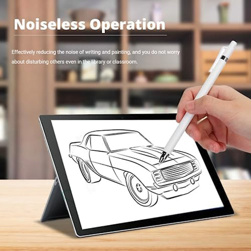 Universal Stylus Pen, Battery Free Touch Screens Stylus Pencils with High Sensitivity & Palm Rejection, Double Headed Phone Tablet Pen for Huawei ...