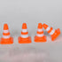 STOBOK Traffic Cone, 7pcs Traffic Signs Toys Miniature Traffic Road Cone Construction Toys Mini Cones Kids DIY Traffic Roadblock Toy for Kids Educ...