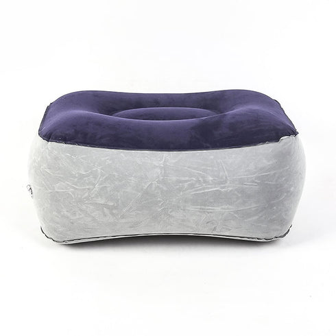 Inflatable Travel Foot Rest Pillows, Air Foot Rest Pillow Inflatable Footrest Cushion for Travel, Office and Home, Perfect Airplane Travel Accesso...