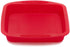 Home Basics Silicone Bakeware - 6 Piece Square Mini Fluted Pan, Non-stick, Heat-resistant, Easy Grip Handles, Made from Food-grade Flexible Silico...