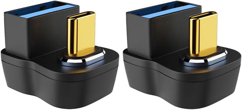 2 pcs USB3.0 to Type-C Magnetic Adapter?Type-C Male Plug to USB3.0 Female for Laptop ?Phone?Desktop Computer, Tablet to U Disk?Card Reader?USB Des...