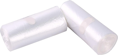 100 Counts Strong Trash Bags - 0.5 Gal Garbage Bags for Small Trash can/Desktop Mini Trash Can, fit 2 Liter or less Trash Can (Clear)...
