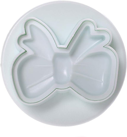RAYNAG 3 Set Bowknot Plastic Fondant Plunger Cutters Cookie Pie Crust Cutout Molds Clay Cake Decorating Cutter Plungers (9 Pieces)...