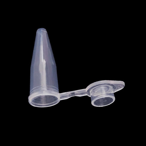 0.2ml Microcentrifuge Tubes with Snap Cap, Polypropylene Graduated, 1000 Pcs Sterilized Clear Plastic Small Vials with Caps for Sample Storage wit...