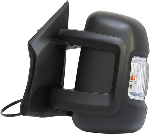 Driver Left SIde Replacement Side Mirror Upper Glasses With Heated fit Ram Promaster 1500, 2500, 3500, New Six, Work Van...