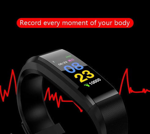 Smart Watch Wristband Bracelet,Pedometer, Fitness Sports,Waterproof, Android, Inteligente,Blue Tooth...
