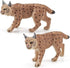 2 Pcs Realistic Lynx Figure Plastic Lynx Figurine Lynx Action Figure Simulated Lynx Model for Halloween Christmas Birthday Party Favors Decoration...
