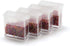 FASHEWELRY 20Pcs 1x1” Plastic Flip Top Seed Bead Small Storage Containers Diamond Painting Box Rectangle Transparent Box Organizers for 5D Embroid...