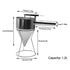 Batter Dispenser, Multipurpose 40oz Stainless Steel Pancake Batter Funnel Dispenser with Stand Great for Pancakes, Cupcakes, Waffles or Any Baked ...