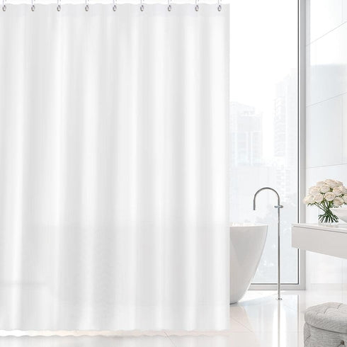Shower Curtain Liner, 72 X 72 INCH PEVA Shower Curtain Liner, Plastic Shower Liner with 12 Metal Grommet, Waterproof & Washable Shower Curtain Lin...