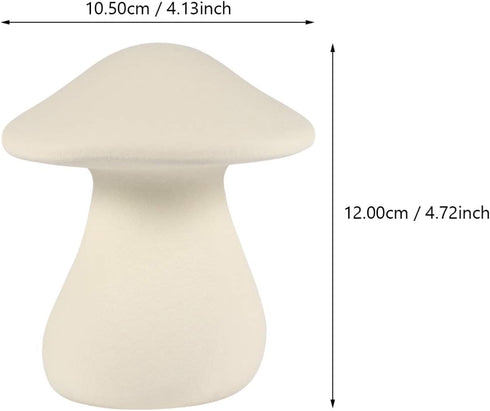 Home Decor Ceramic Garden Mushrooms Figurine Mushroom Statue Ornaments Garden Pots Yard Lawn Decoration 12X10.5CM Mushroom Decor...