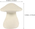 Home Decor Ceramic Garden Mushrooms Figurine Mushroom Statue Ornaments Garden Pots Yard Lawn Decoration 12X10.5CM Mushroom Decor...