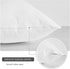 MoonRest® Synthetic Down Alternative 14x14 Square Pillow Insert Form, for Decorative Throw Pillow, Sofa, Cushions, Body and Bed - Pack of 2- Size ...