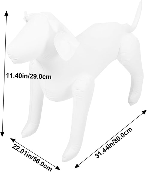 Mobestech Pet Clothing Model Dog Models Dog Mannequin Dog Clothes Display Stand Inflatable Dog Model Dog Clothing Rack Counter Display Stand for D...
