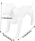 Mobestech Pet Clothing Model Dog Models Dog Mannequin Dog Clothes Display Stand Inflatable Dog Model Dog Clothing Rack Counter Display Stand for D...