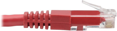 Tripp Lite Cat6 Cat5e Gigabit Molded Patch Cable RJ45 M/M 550MHz Red 5ft 5' (N200-005-RD)...