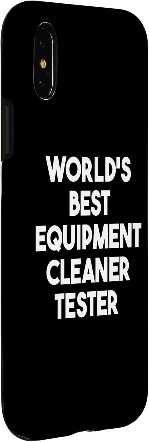 iPhone X/XS World's Best Equipment Cleaner Tester Case...
