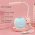 Cute Kids Lamp with Pen Holder,LED Desk Lamp for Child,Snail Shape USB Charging Student Learning Eye Protection Lamp with 360° Bendable Adjustable...