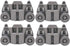 Odowalker Pack of 4 Dishwasher Premium Wheels Lower Rack for Kenmore Elite Dishwasher Parts W10195416 Kitchen Aid Dishwasher