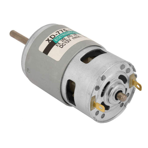 775 DC Motor, 12v High Power Extension Shaft DC Motor (12V 10000RPM)...