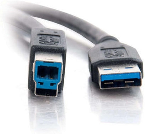 C2G Legrand USB 3.0 Cable, USB A to B Cable, Black Data Transfer Cable, 3 Meter (9.84 Feet) C2G USB Cable, 1 Count, C2G 54175...
