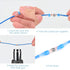 HKS 200 PCS Solder Seal Wire Connectors - Blue 16-14 AWG - Heat Shrink Solder Butt Connectors - Automotive Marine Boat Crimp - Waterproof and Insu...