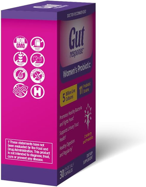 Women’s Probiotic, Slows Down Digestive Aging, Boosts Immune System, Supports UT & Feminine Health, Cranberry Extract, Non-GMO, Gluten Free & Soy ...