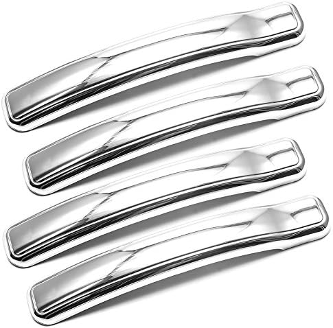 Ultra Chrome Door Handle Covers Compatible with Classic 1999-2007 Chevrolet Silverado 1500 2500 3500 / Sierra 1500 2500 3500 / Tahoe/Suburban/Yuko...
