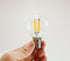 2-Pack E17 Mini Globe Bulb S11 LED Light Bulb,E17 Intermediate Base 4W Warm White 2700K,40 Watt S11 G40 Incandescent Bulb Replacement for Desk Lam...