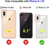 JIAXIUFEN Compatible iPhone X iPhone Xs Case Gold Sparkle Glitter Marble Slim Shockproof Flexible TPU Soft Case Silicone Cover Phone Case Pink Pur...