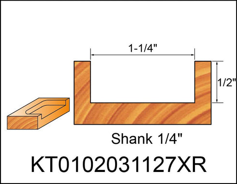 Router Bits, Carbide Tipped Mortising Router Bit for Making Mortises, Industrial Grade Cutting Tools for Woodworking (1/4 Inch Shank x 1-1/4 Inch ...