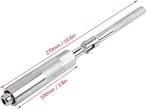 Car Rear Wrench Wrench,Universal Rear Shock Absorber Hex Socket Wrench Removal Tool Set for Speed Reduction...