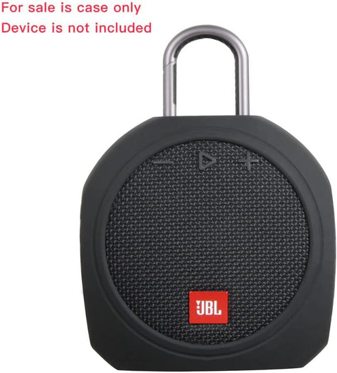 Hermitshell Silicone Carrying Case Replacement for JBL Clip 3 Portable Waterproof Wireless Bluetooth Speaker (Black)...