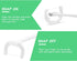 Ultraclean Access Flosser Refill Heads, Effective Plaque Removal for Proper Oral Care & Hygiene, Durable Flosser Refill Heads, PFAS Free, 80ct...