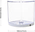 Saim Betta Corner Fish Tank,Acrylic Aquarium Tank Bowl with Light for Goldfish Betta Small Fish,Office Business Home...