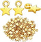 100pcs Mini Star Charms Alloy Star Shape Charms Pendants for DIY Crafting Jewelry Making...