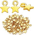 100pcs Mini Star Charms Alloy Star Shape Charms Pendants for DIY Crafting Jewelry Making...