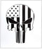 OBUY Punisher Skull Stencil for Painting on Wood, Walls, Fabric, Airbrush, More | Reusable 12 x 14 inch Mylar Template...