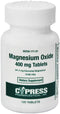 Cypress Pharmaceutical, Inc.- Magnesium Oxide 400 mg. - 120 Tablets...