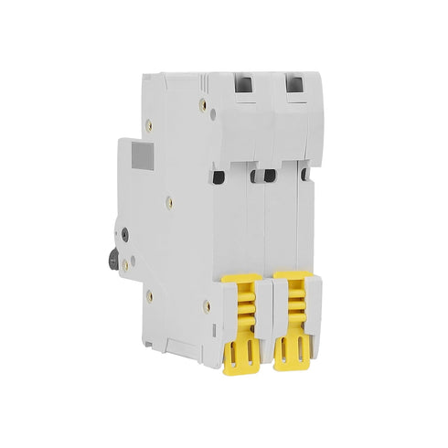 DC Miniature Circuit Breaker 2Pole 500VDC 100A 125A 6KA Thermal Magnetic Trip High Current DC Disconnect Switch Isolator Solar PV System DIN Rail ...